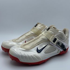 Rare Nike Zoom Javelin Elite Track Field Spikes White Red 315762-141 Size 10.5